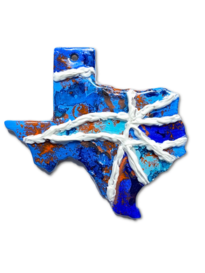 Texas Mini Map Ornaments & Door Hangers